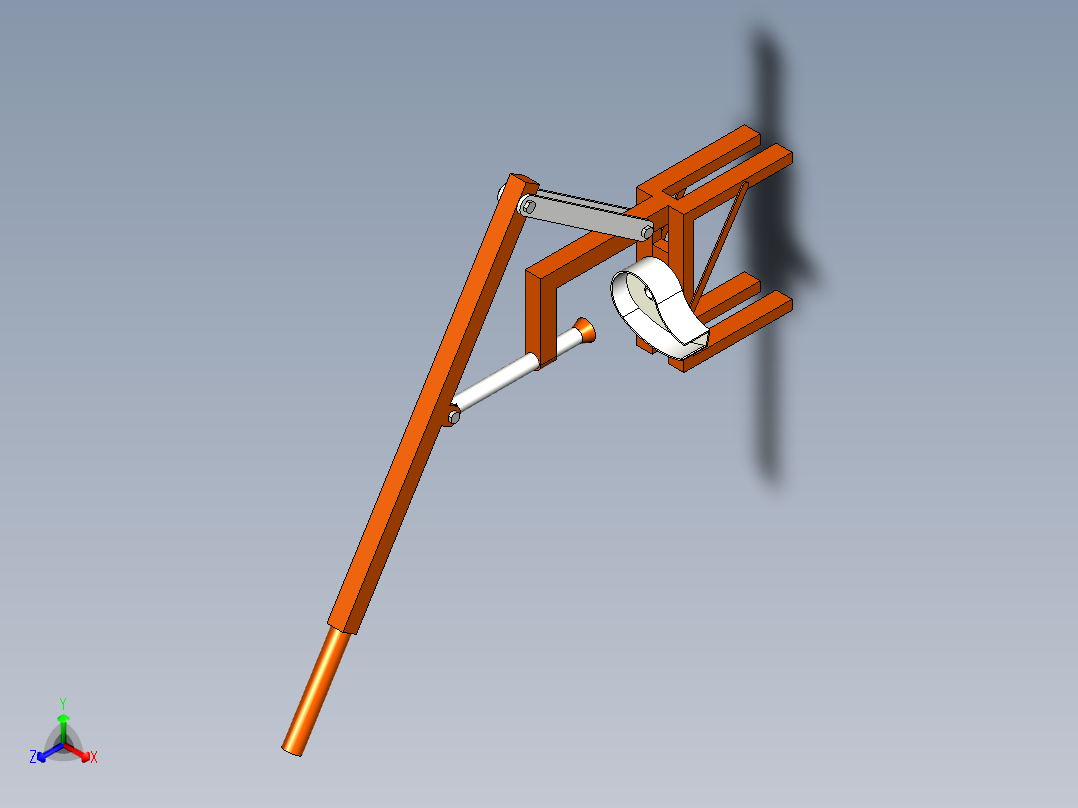 手压玉米脱粒机conventional-corn-sheller-INV正等轴测图