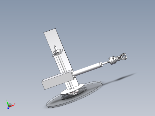 法兰上料机器人设计 三维 CAD图纸 和 说明书