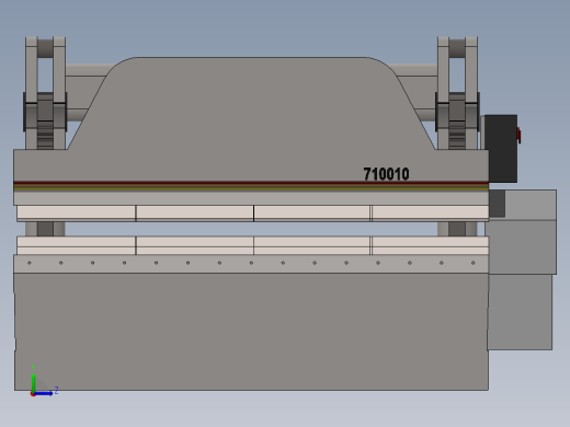 液压折弯机sw23可编辑前视缩略图