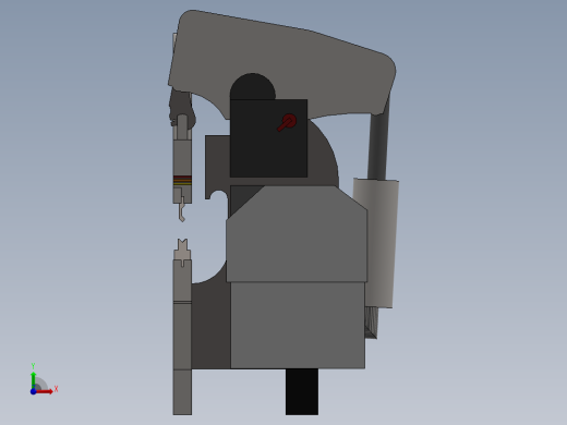 液压折弯机sw23可编辑右视缩略图