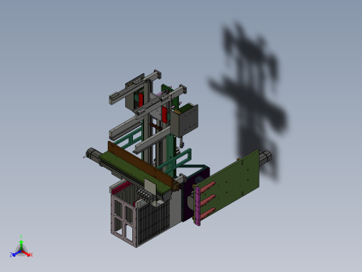 TYPE-C自动装盘机构正等轴测缩略图