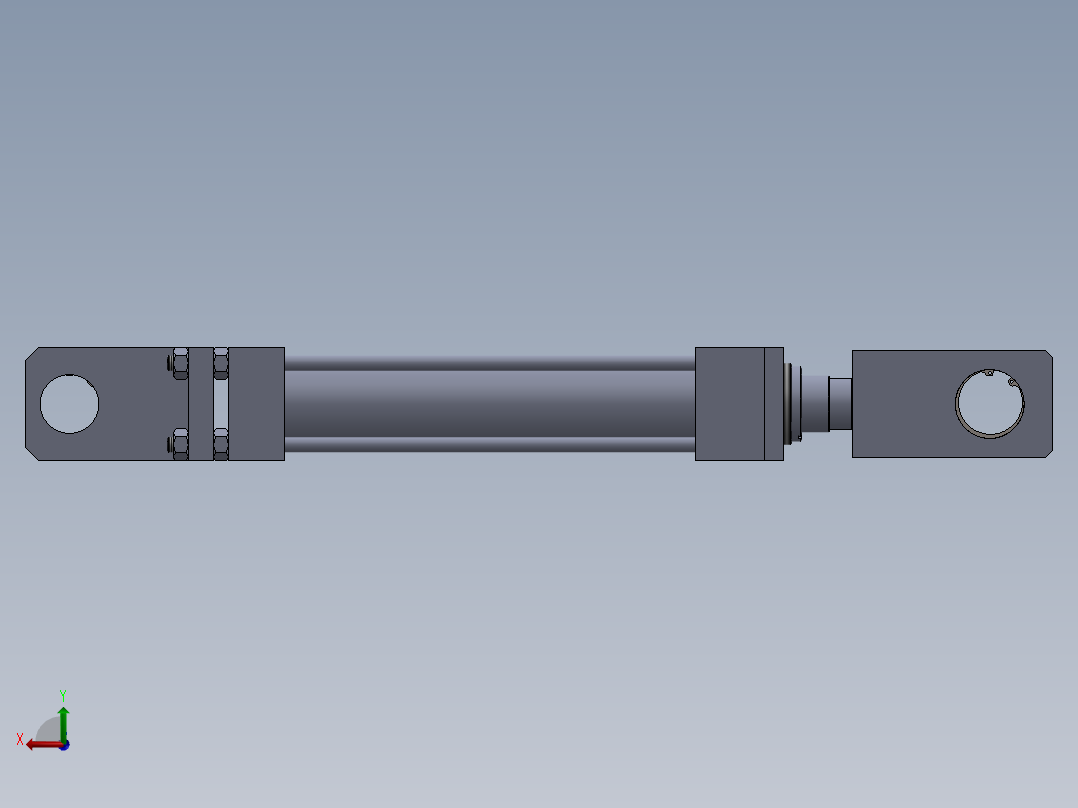 拉杆式液压缸-63x45x270-mm-1.snapshot.1后视图