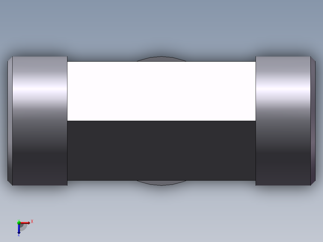 AC+AD 三通接头 T、AC-26俯视图