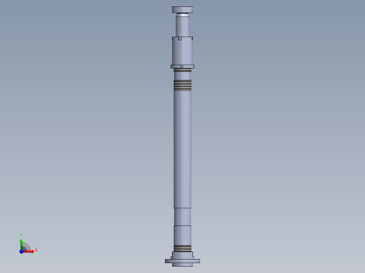 螺纹类型 液压缸 50x45x606毫米前视缩略图