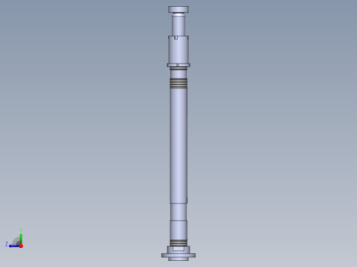 螺纹类型 液压缸 50x45x606毫米右视缩略图