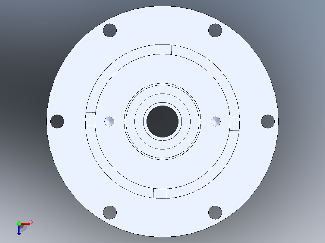 螺纹类型 液压缸 50x45x606毫米俯视图