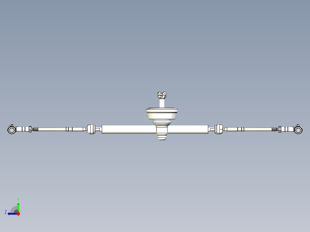 家用汽车电动助力转向系统设计右视图