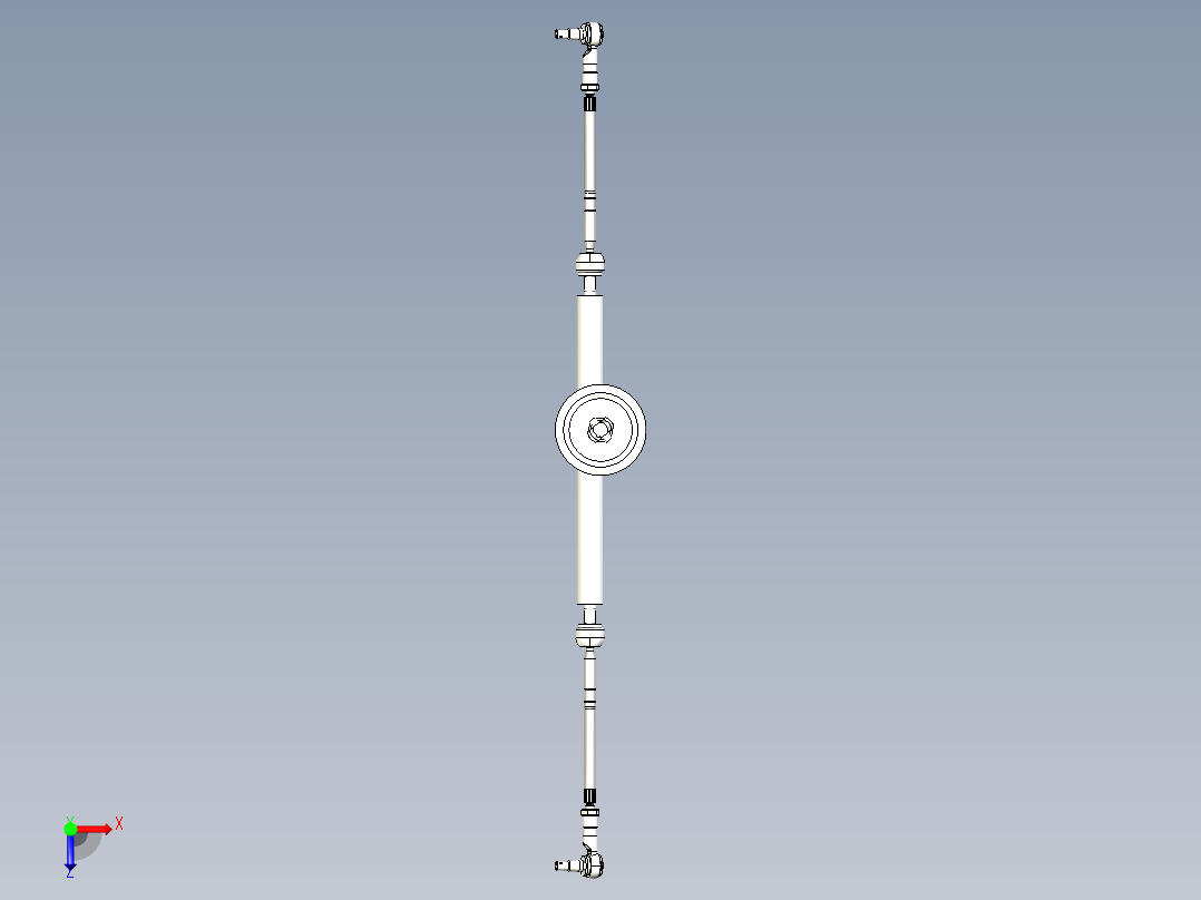 家用汽车电动助力转向系统设计俯视图