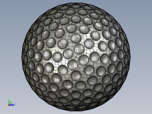 高尔夫球、高尔夫球小车、高尔夫球装备golf-ball--4 SW CREO STL.zip左视缩略图