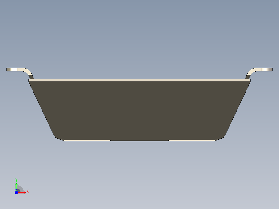 胖自行车架前视图