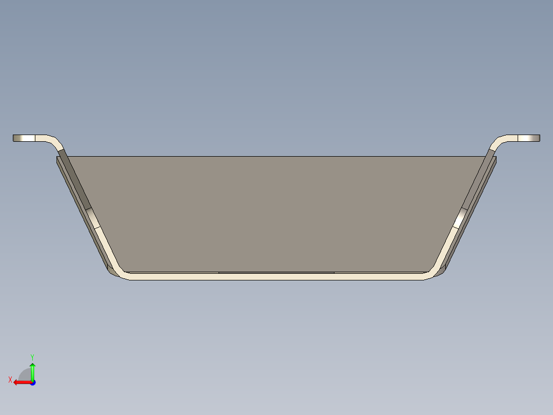 胖自行车架后视图