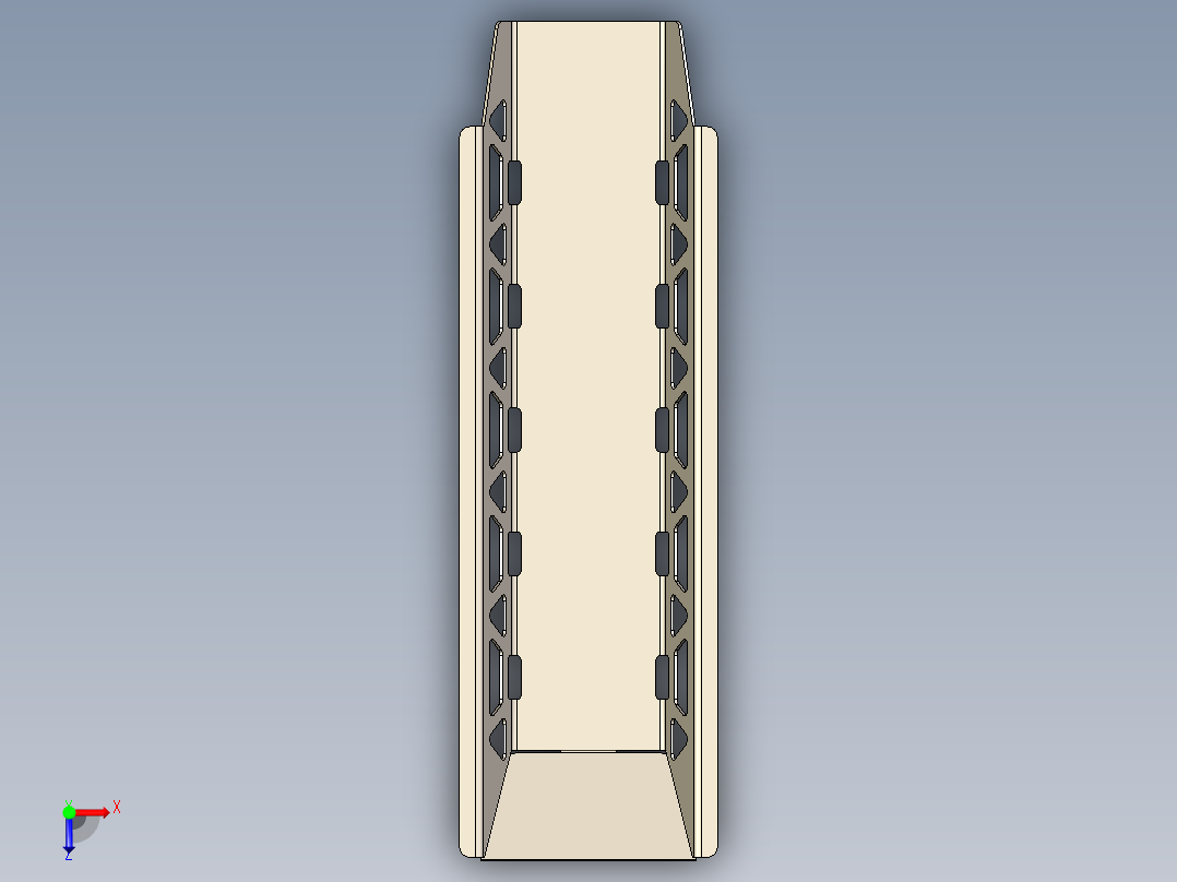 胖自行车架俯视图