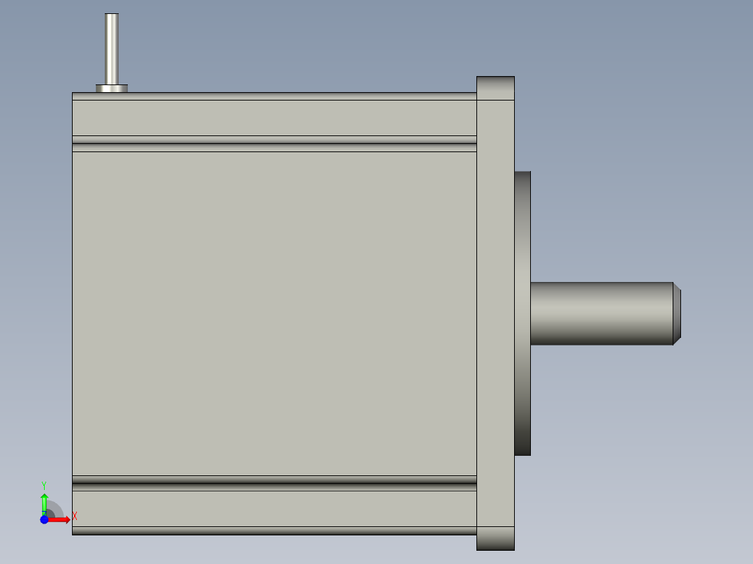 三相60系列混合式步进电机60BYG350CLS-SASSML-0562前视图