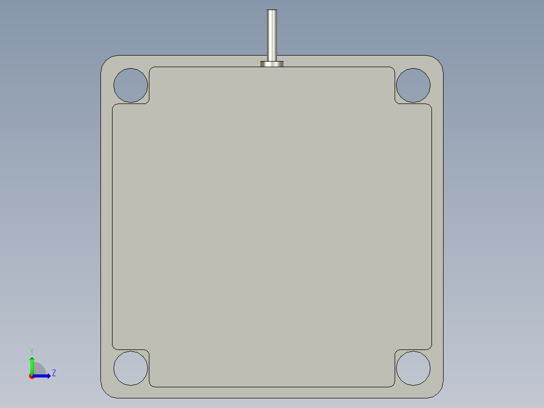 三相60系列混合式步进电机60BYG350CLS-SASSML-0562左视图