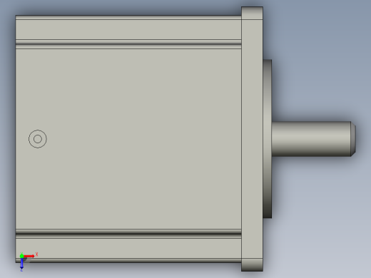 三相60系列混合式步进电机60BYG350CLS-SASSML-0562俯视缩略图