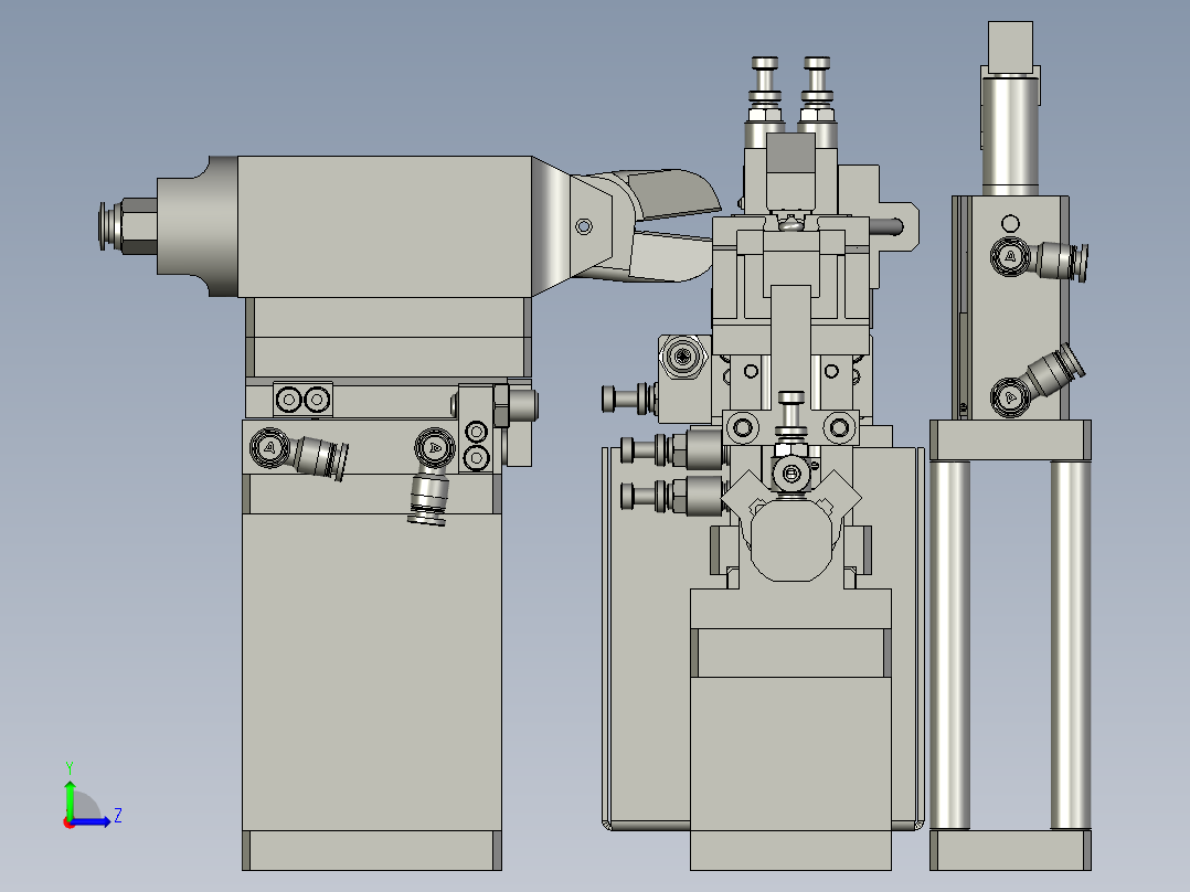 CZXD191019-03绳子穿线机构左视图