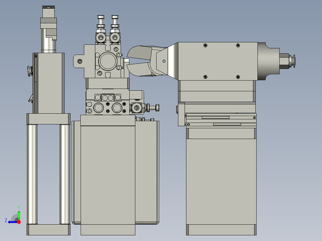 CZXD191019-03绳子穿线机构右视图