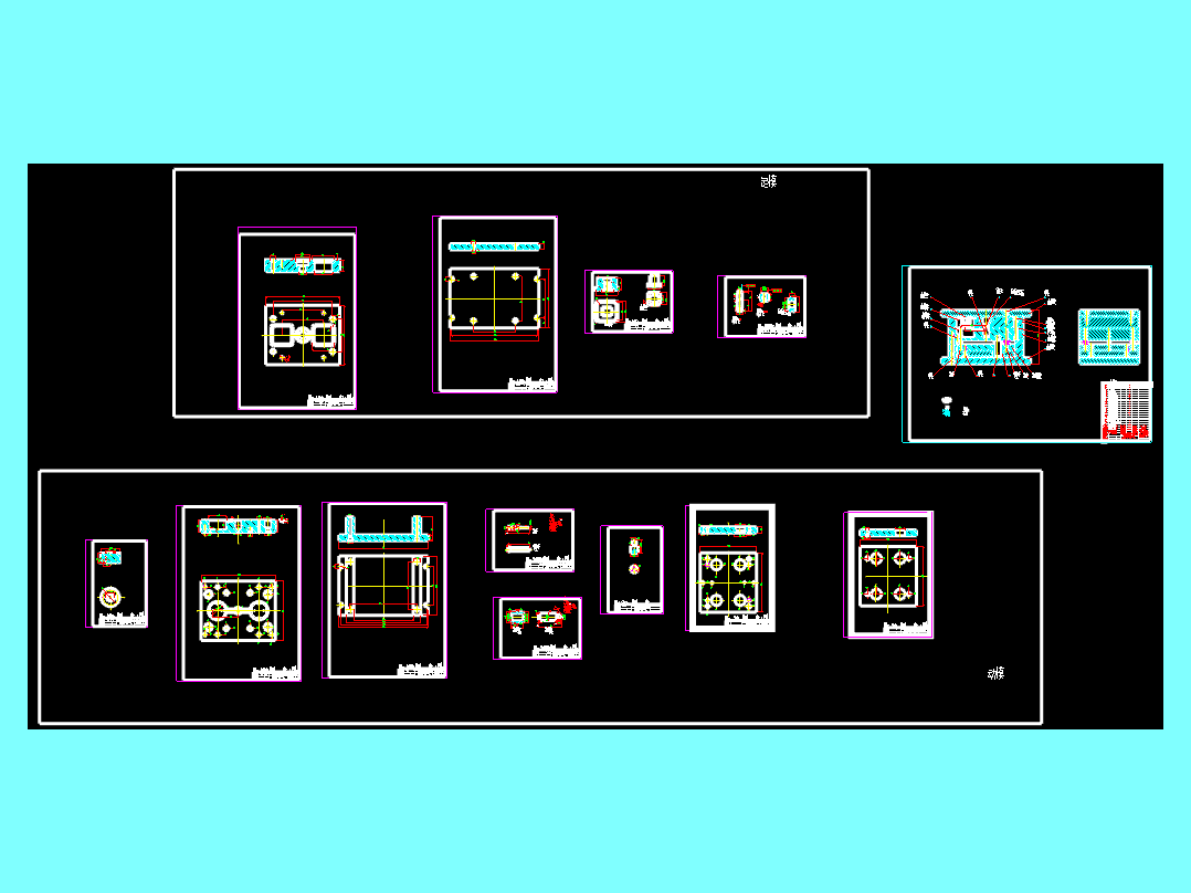 显微镜座压铸模具毕业设计+说明书