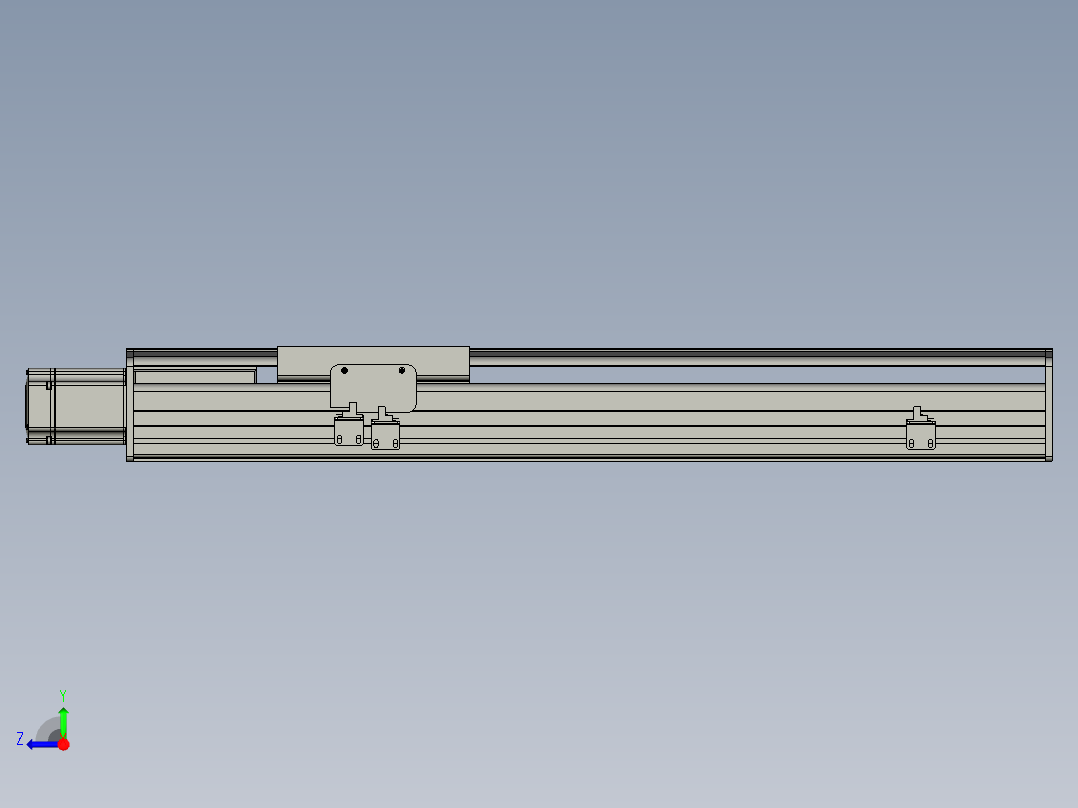 Z轴SKG210-S500-O-BC-P750W右视图