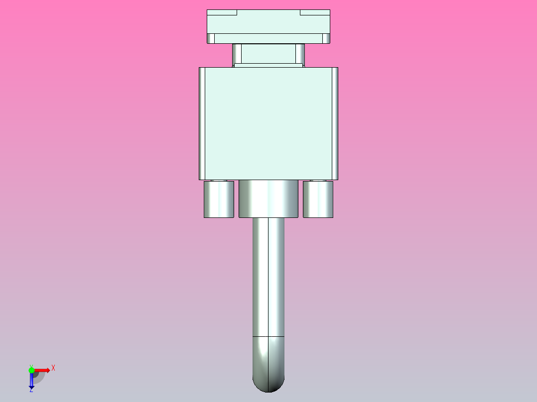 VGA(RGB) 线及卧式插座俯视图