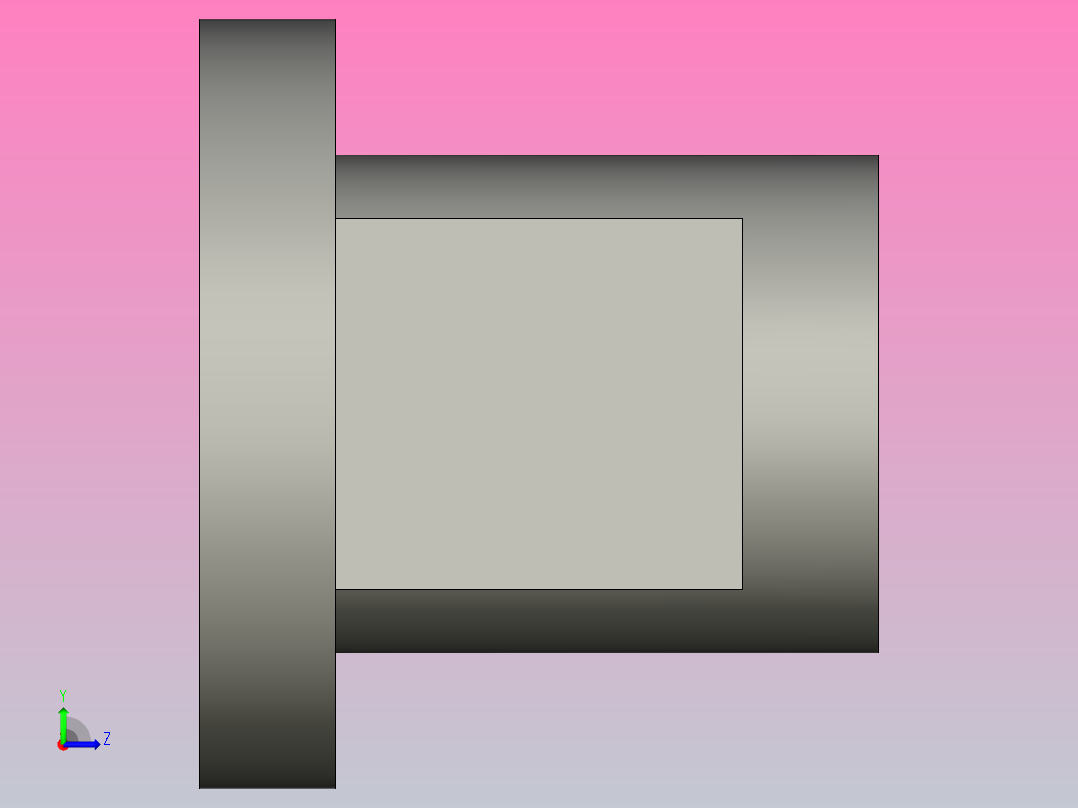 20-5B2上银KK直线模组左视图