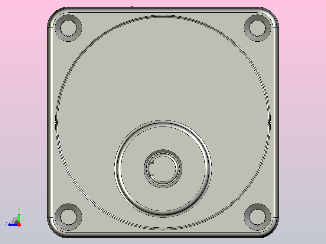 阻尼电机5RK40A-C 5GN3K～18K右视图