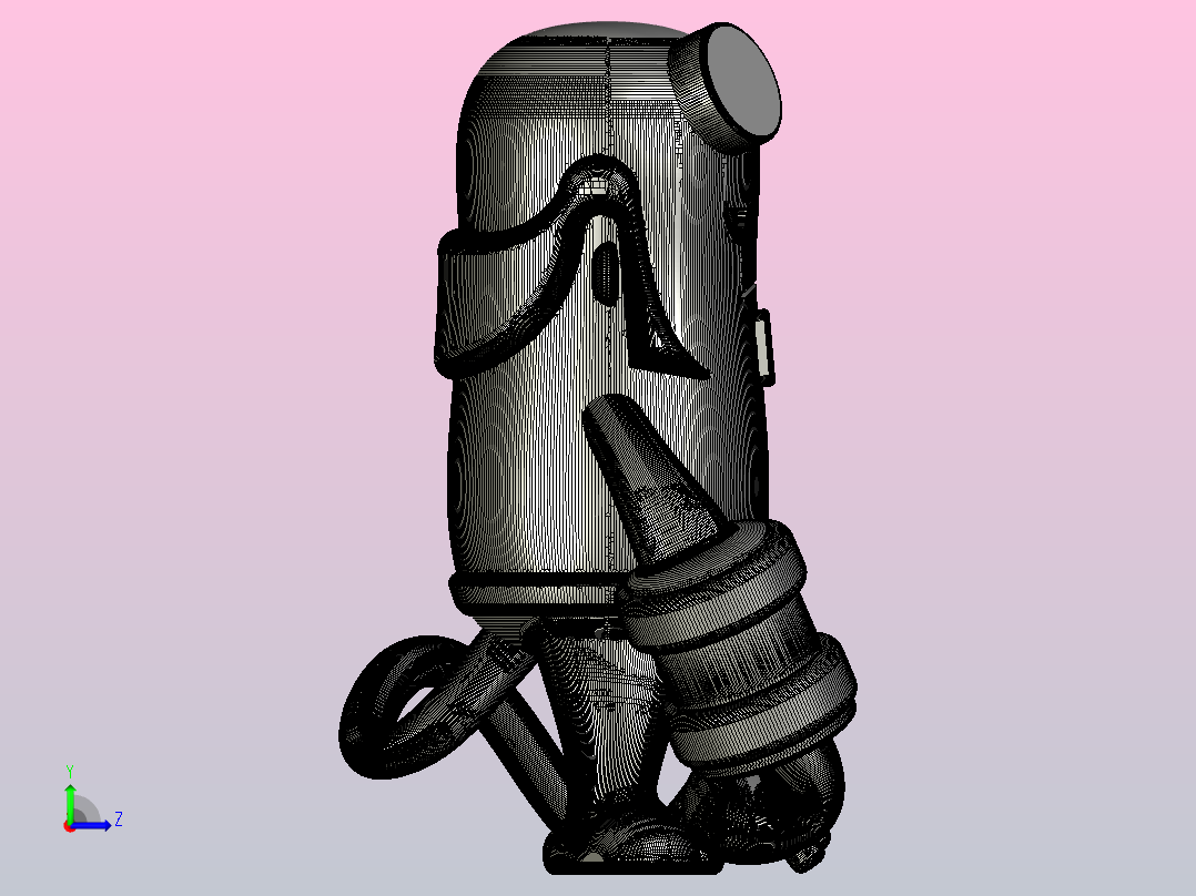 迷你地狱男爵左视图