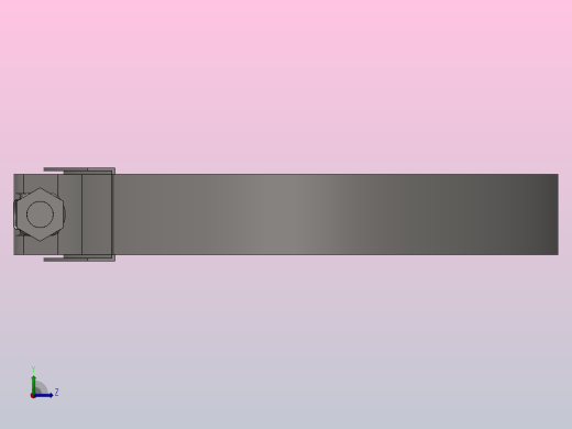 带螺栓的450号环形夹左视缩略图