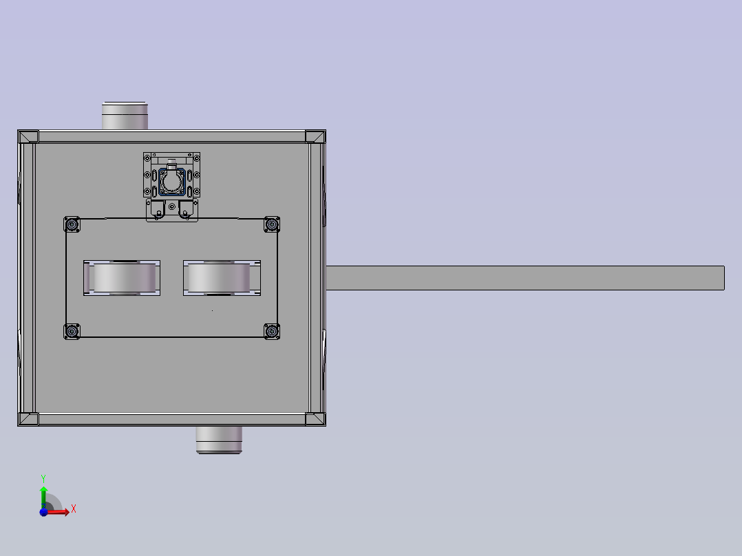 去氧化皮前视图