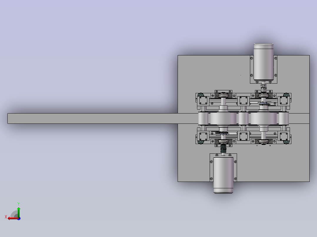 去氧化皮后视图