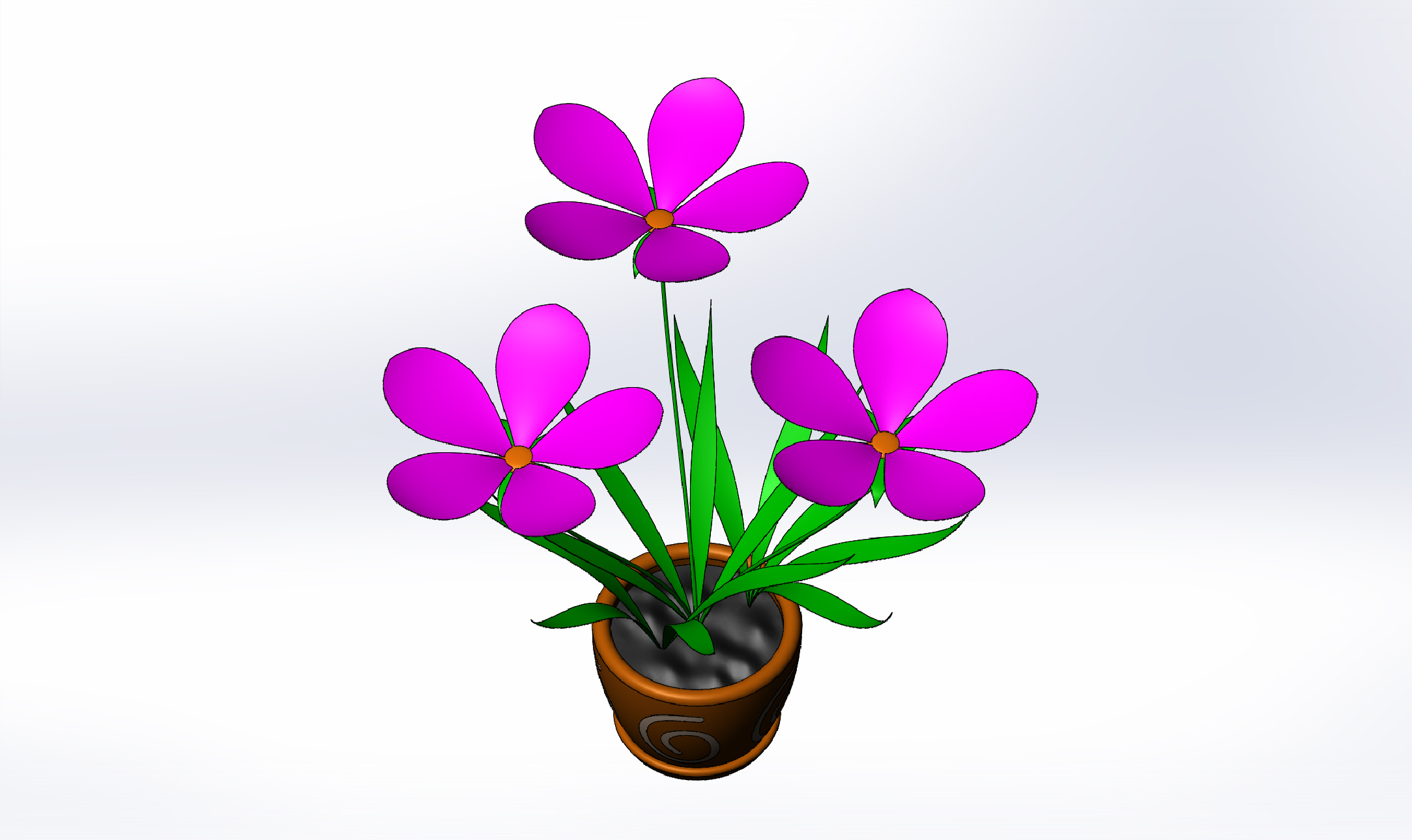 鲜花花盆