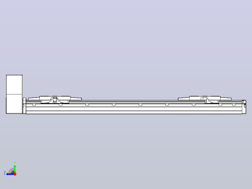 皮带直线轴双滑块型TPA-GCBS-120-P70-L175-RU-M20-N3右视缩略图