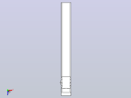 滚珠丝杠直线轴带导轨全封闭TPA-HCR-105D-1610C-L750-MP-Y-P40-N3俯视缩略图
