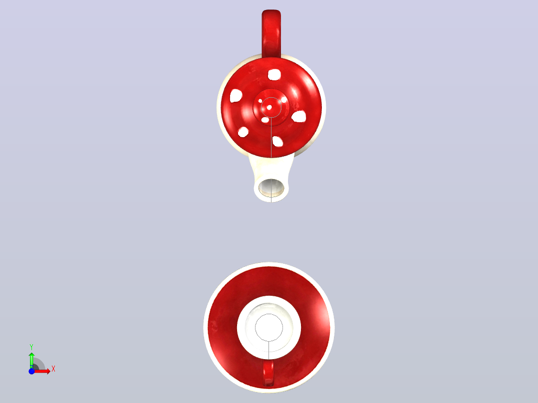 茶具 V1前视图