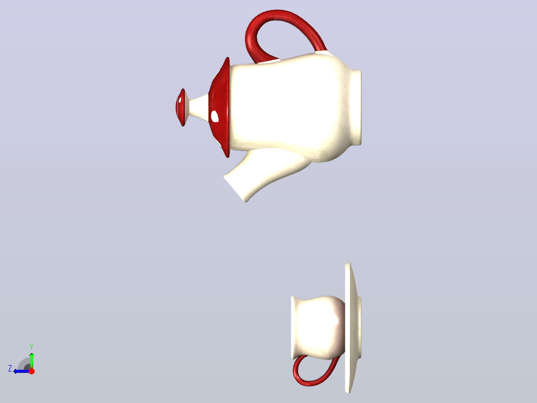 茶具 V1右视图