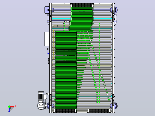 分箱机3D图纸俯视缩略图
