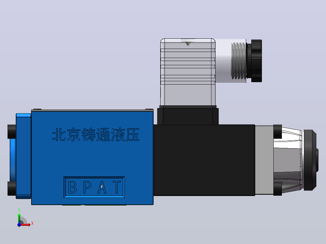 WE5A 电磁换向阀前视图