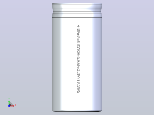 磷酸铁锂 32700-6.0Ah-3.2V-19.2Wh前视缩略图