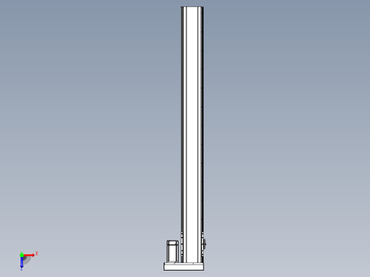 日规模组半封闭丝杆TPA-HNR-120D-1610C-L1150-ML-Y-P40-N3俯视缩略图