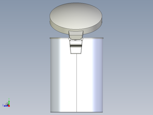 垃圾箱 垃圾处理设备pedal-trash-can-1831-模型格式为 igs右视缩略图