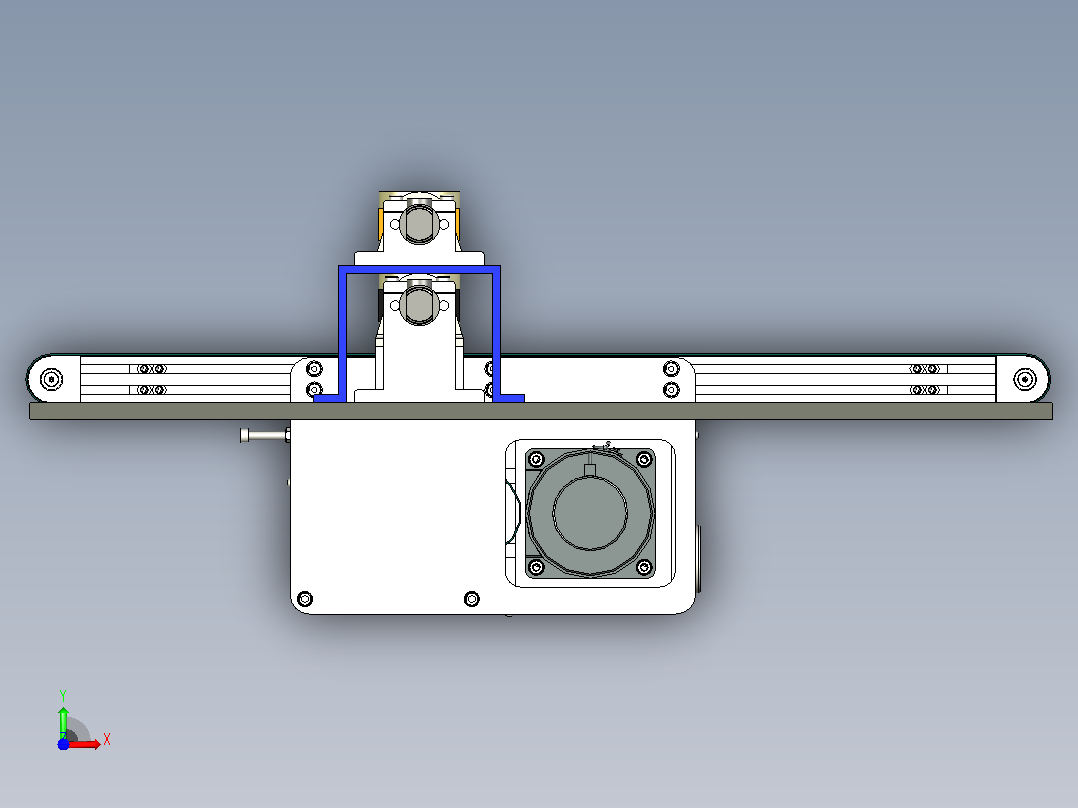 气动打标机前视图