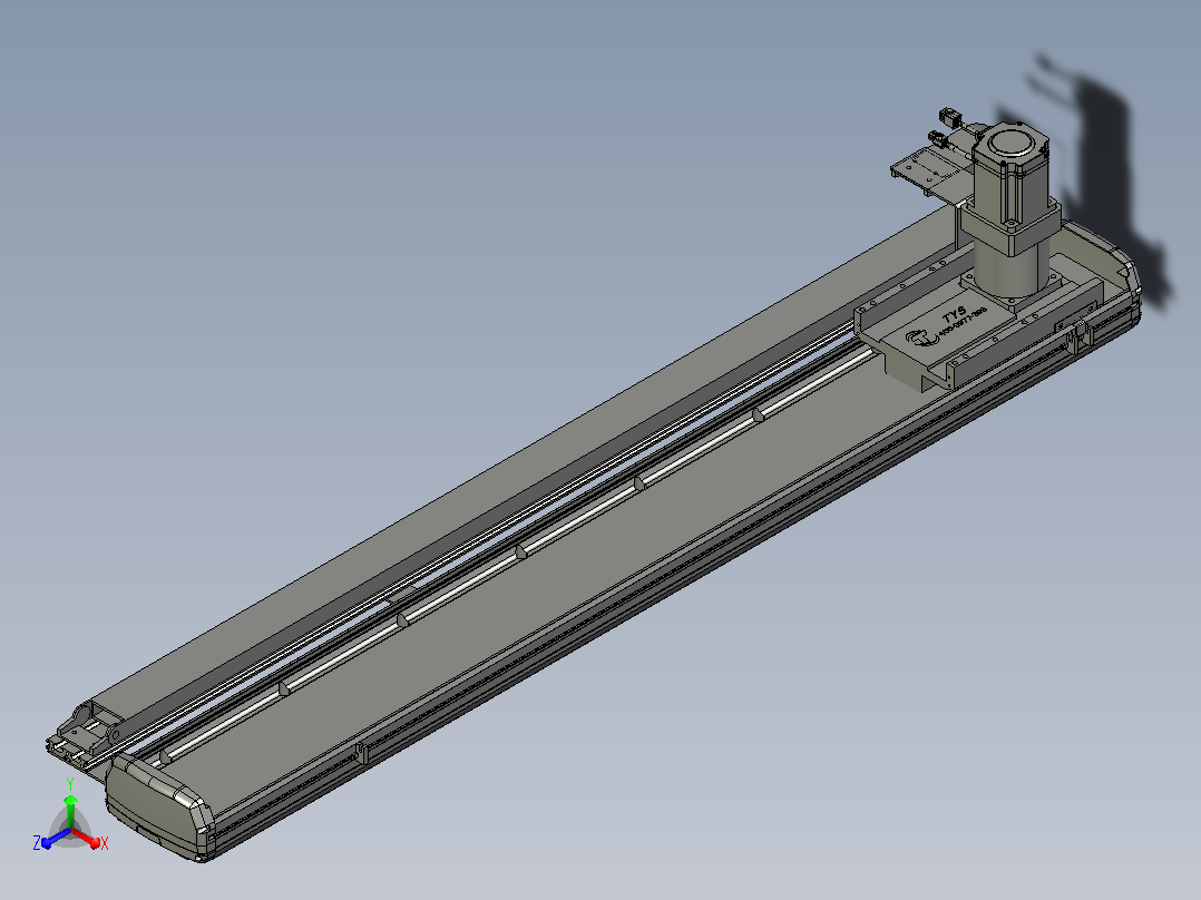 TM17-L3-1200-BC-T750W-C4-MB-3M齿轮齿条型TM17主视图