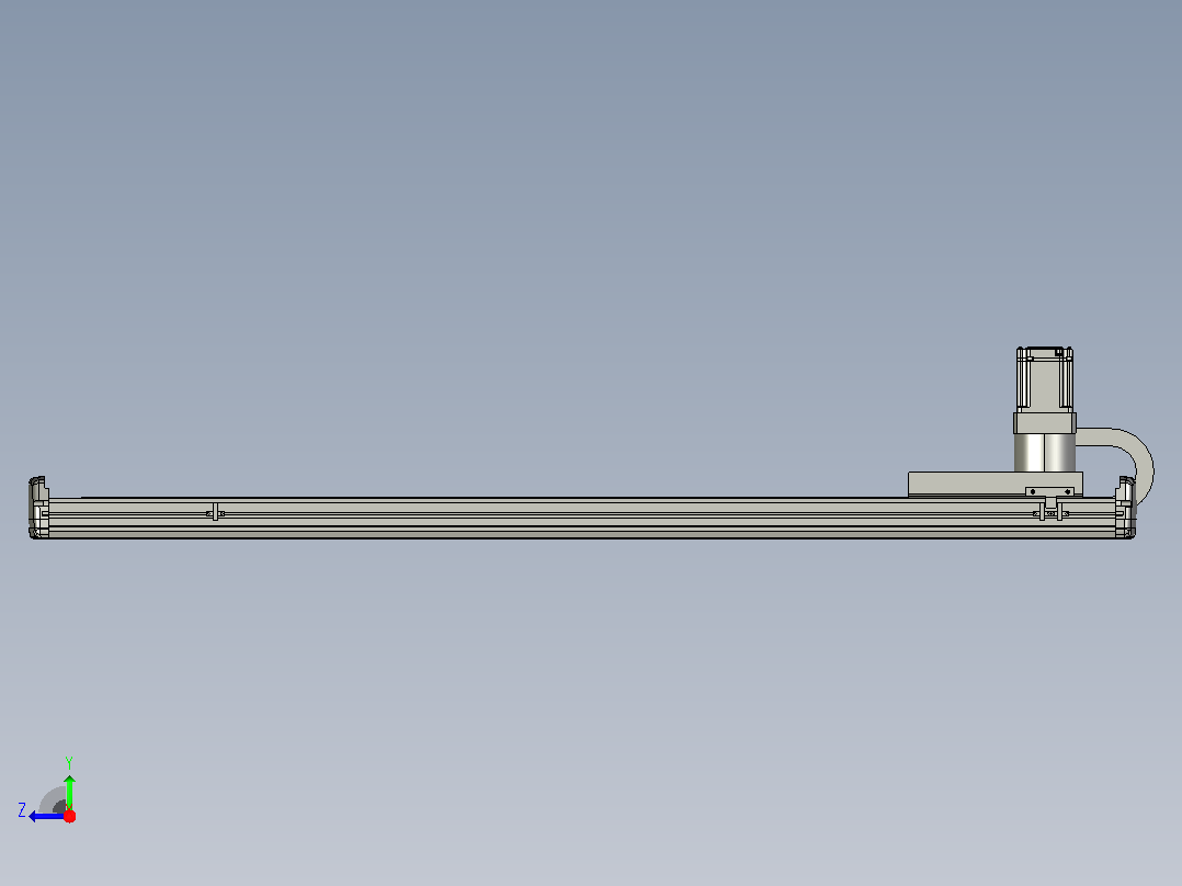 TM17-L3-1200-BC-T750W-C4-MB-3M齿轮齿条型TM17右视图