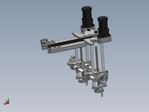 落地式夹持机构sw18可编辑