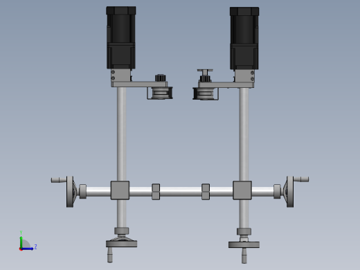 落地式夹持机构sw18可编辑左视缩略图