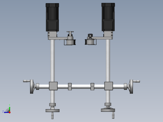 落地式夹持机构sw18可编辑右视缩略图