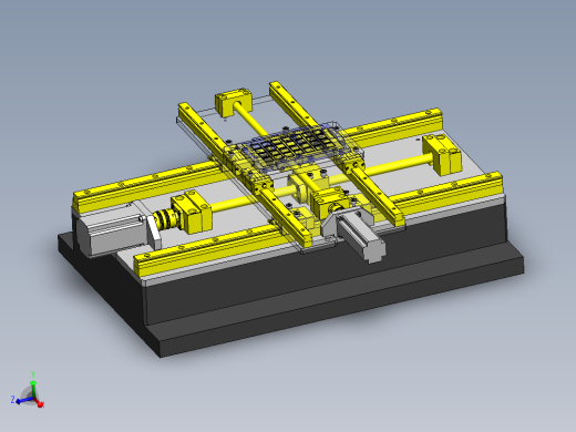 2轴XY移动工作台3d图纸 小型数控XY工作台 双轴丝杠工作台3d模型