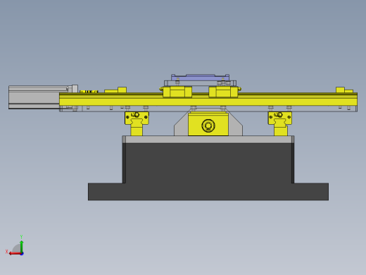 2轴XY移动工作台3d图纸 小型数控XY工作台 双轴丝杠工作台3d模型后视缩略图