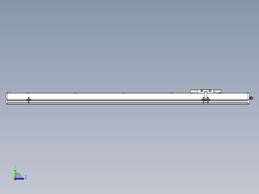 Toyo东佑达直线模组-ECH14-1100-M-C4反左视图