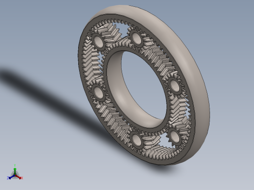 2款人字齿行星齿轮结构3D打印图纸 STL格式